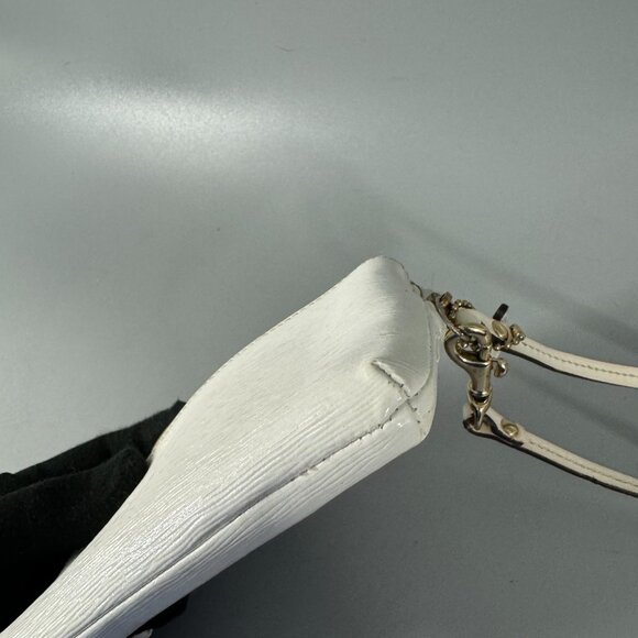 Coach White Leather Wristlet - Picture 13 of 14